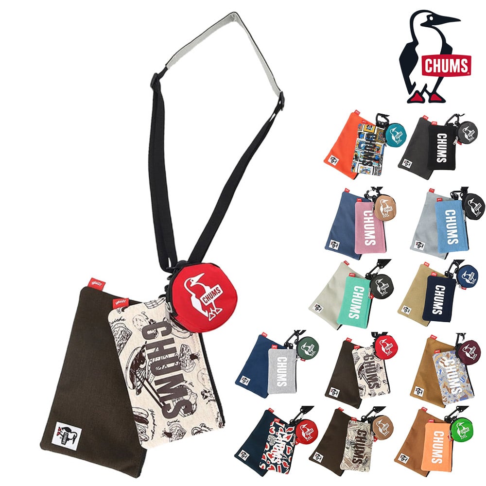 チャムス バッグ ショルダーポーチ 斜めがけ ミニショルダー コインケース セット CHUMS 3Pショルダーポーチスウェットナイロン CH60-3625 メンズ レディース キッズ 送料無料 誕生日プレゼント ギフト ラッピング無料 【正規代理店】 7.フードジャーニー -603625z377 bfss25