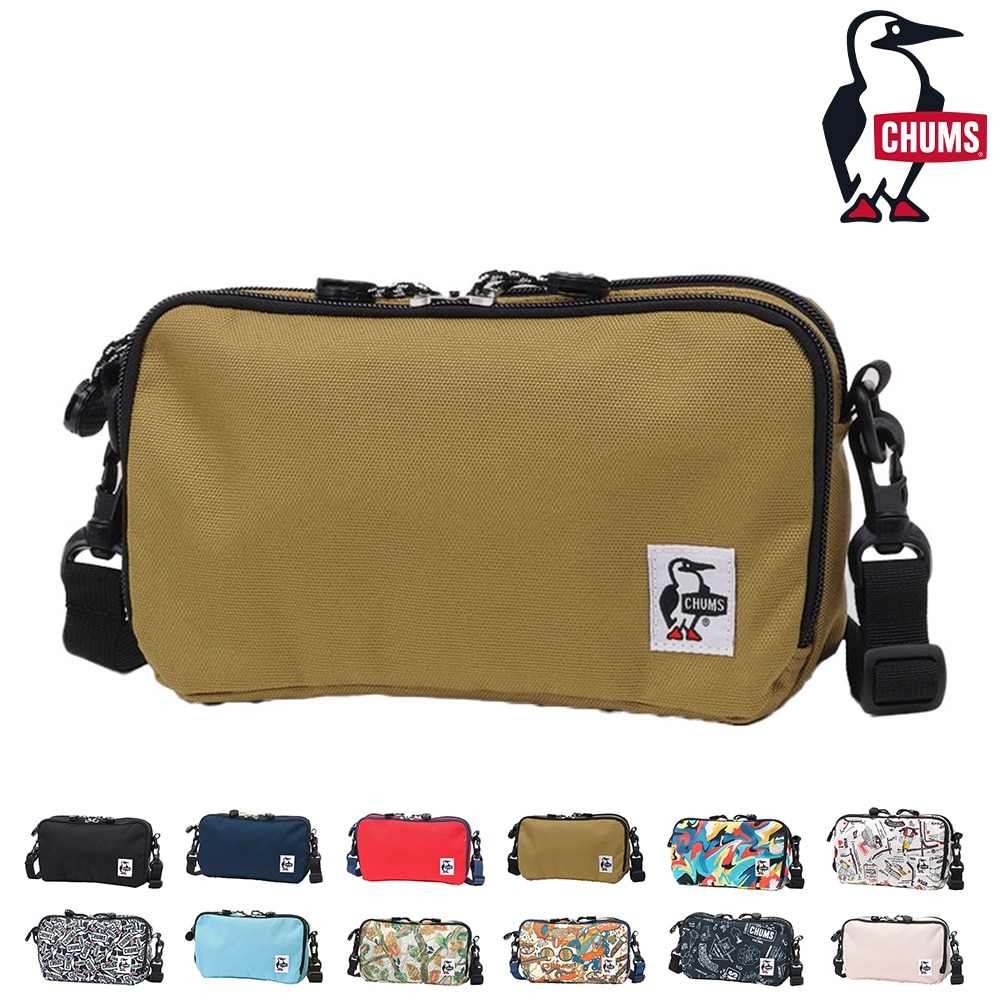 チャムス CHUMS ショルダーバッグ Recycle Front Bellows Shoulder リサイクルフロントベロウズショルダー ch60-3648 4.ブラウン -99x603648b005 bfss25