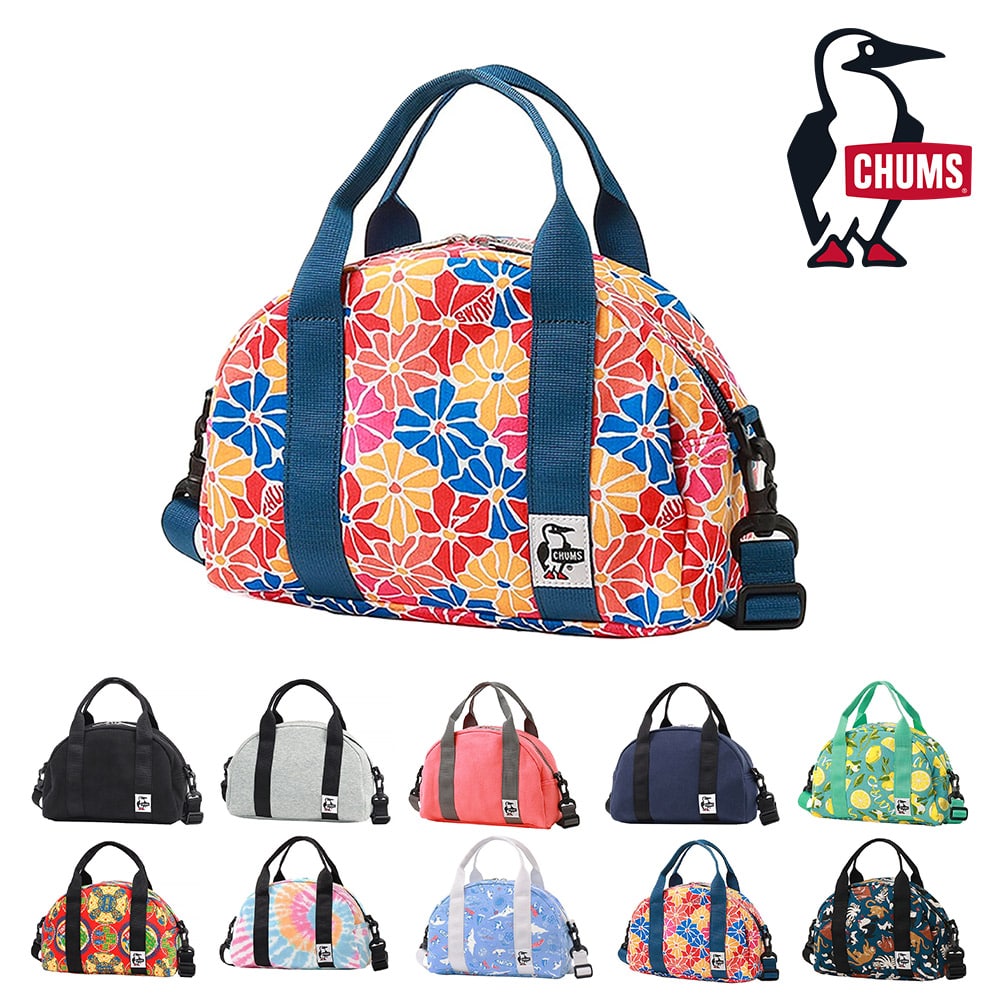 チャムス ショルダーバッグ 手提げバッグ 2WAY ミニボウリングバッグ スウェット 3L CH60-3652 メンズ レディース キッズ ギフト プレゼント 7.デイジー -603652z355