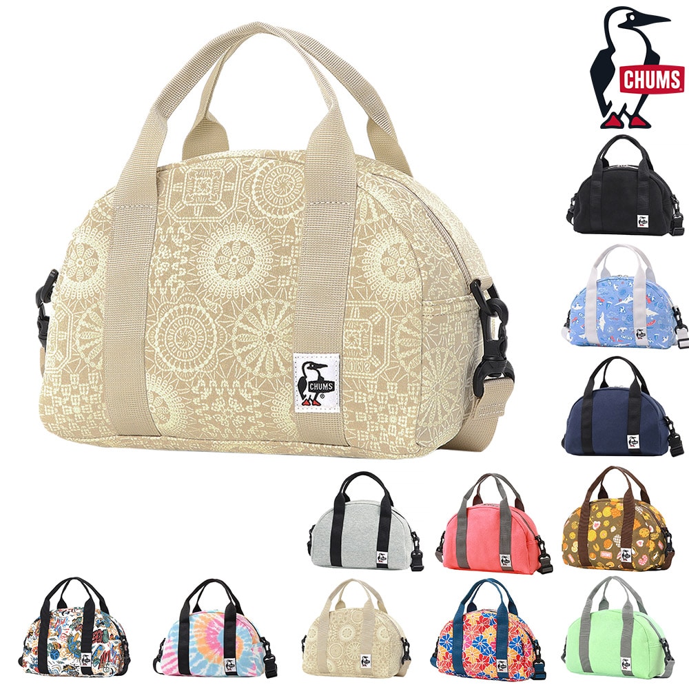 チャムス ショルダーバッグ ハンドバッグ 手提げバッグ 2WAY CHUMS ミニボウリングバッグ スウェット 3L CH60-3652 メンズ レディース キッズ 誕生日プレゼント 送料無料 ギフト プレゼント ラッピング無料 【正規代理店】 5.レース -603652z373