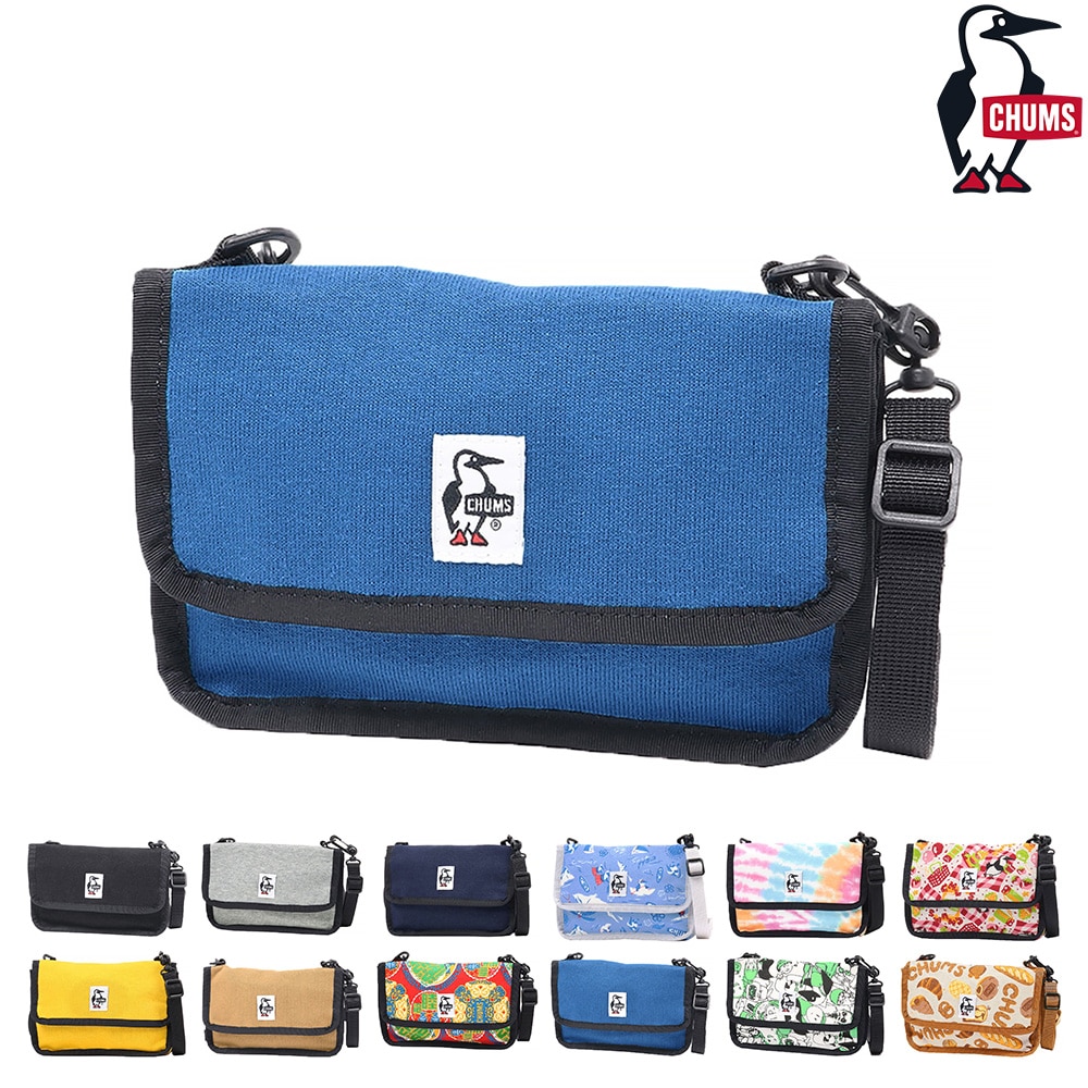 チャムス CHUMS ショルダーポーチ Mini Pouch Sweat ミニポーチスウェット CH60-3653 10.ダルブルー -99x603653a088 bfss25