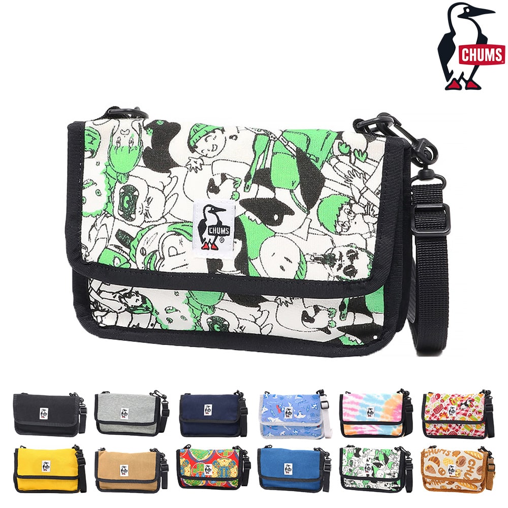 チャムス CHUMS ショルダーポーチ Mini Pouch Sweat ミニポーチスウェット CH60-3653 11.エモーション -99x603653z294 bfss25