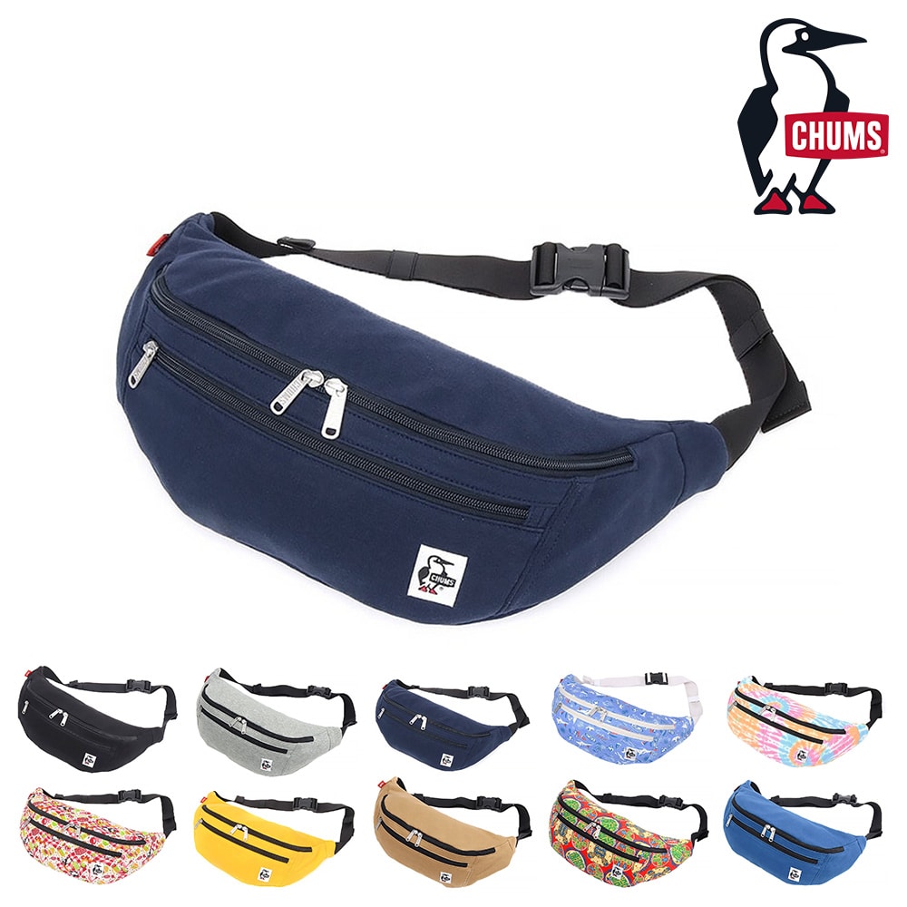チャムス CHUMS ウエストバッグ Fanny Pack Sweat ファニーパックスウェット CH60-3654 3.ネイビー -99x603654n001 bfss25
