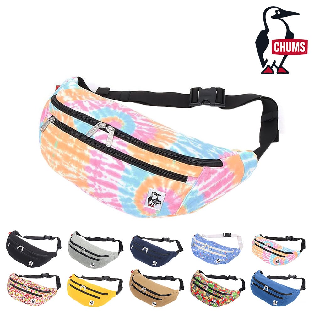 チャムス CHUMS ウエストバッグ Fanny Pack Sweat ファニーパックスウェット CH60-3654 5.タイダイSPR -99x603654z077 bfss25