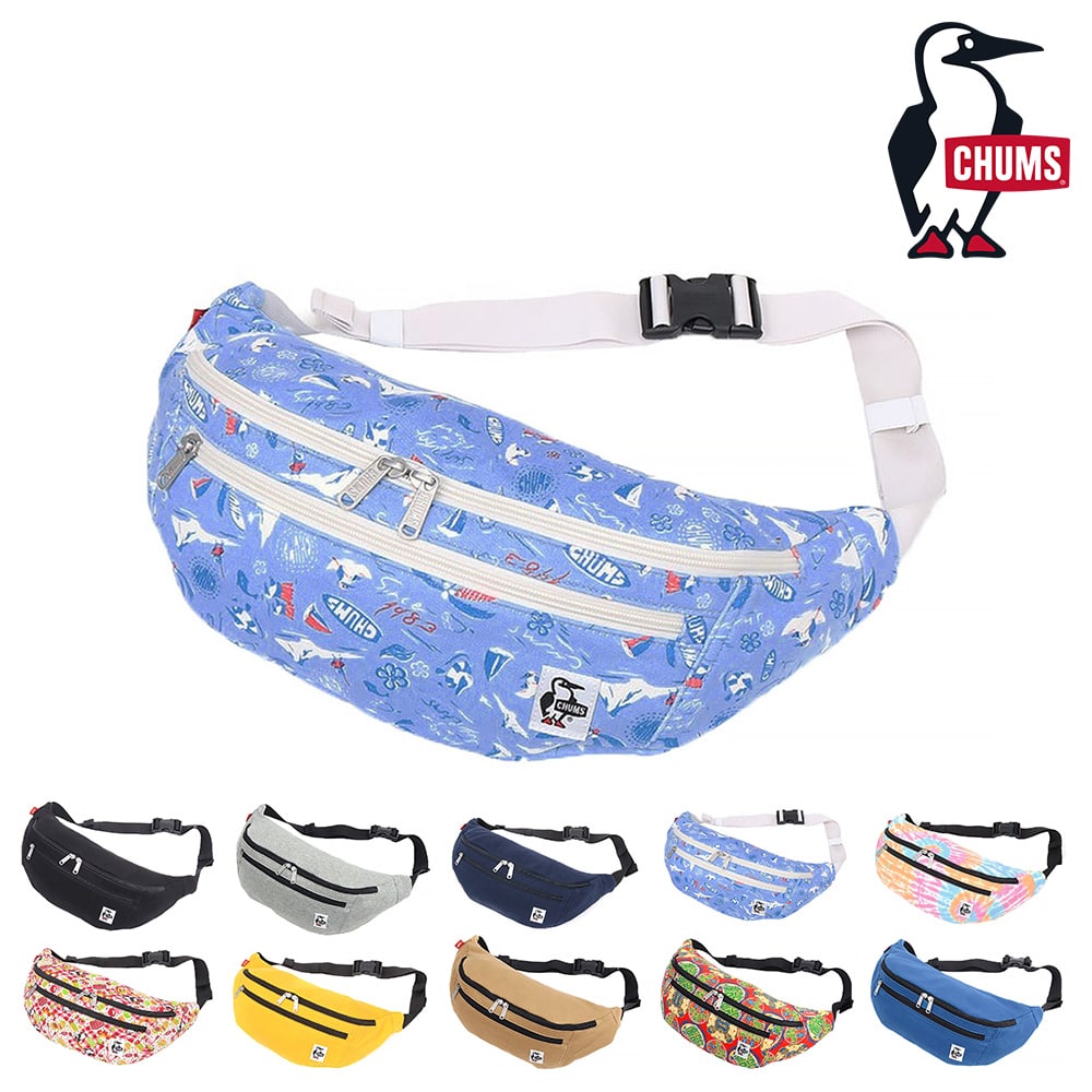 チャムス CHUMS ウエストバッグ Fanny Pack Sweat ファニーパックスウェット CH60-3654 4.サマーバケーション -99x603654z309 bfss25