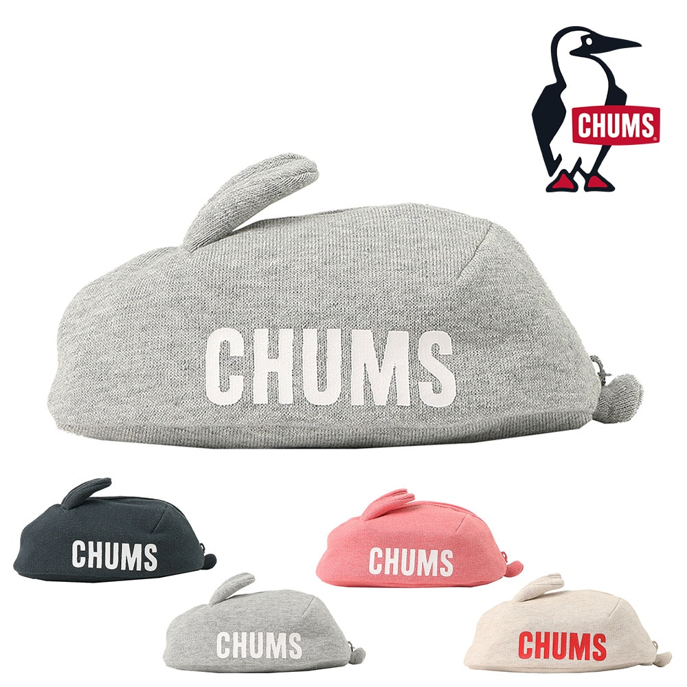 チャムス バッグ ポーチ 小物入れ マルチケース CHUMS アニマルズ ラビットポーチスウェット CH60-3658 メンズ レディース キッズ 誕生日プレゼント ギフト ラッピング 【正規代理店】 2.ヘザーグレー -603658g005 bfss25