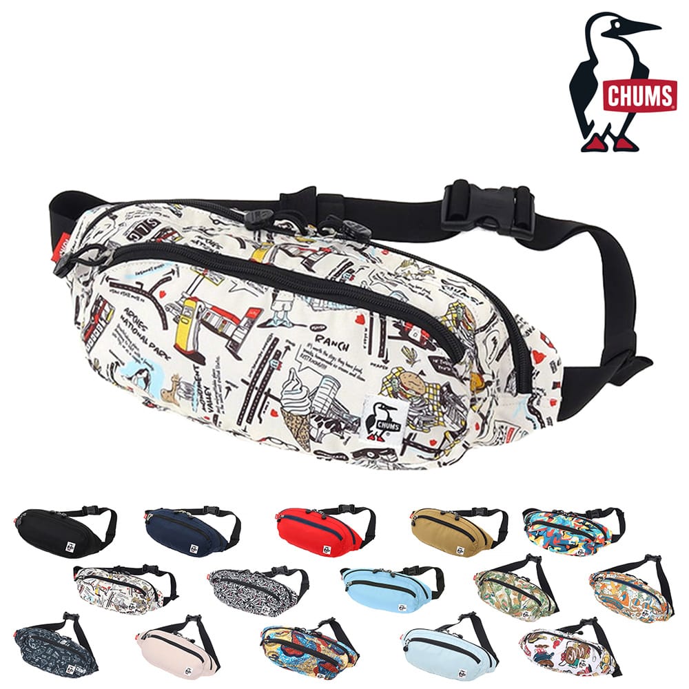 チャムス CHUMS ウエストバッグ Recycle Small Oval Waist Pack リサイクルスモールオーバルウエストパック ch60-3688 6.トラベル -99x603688z306 bfss25