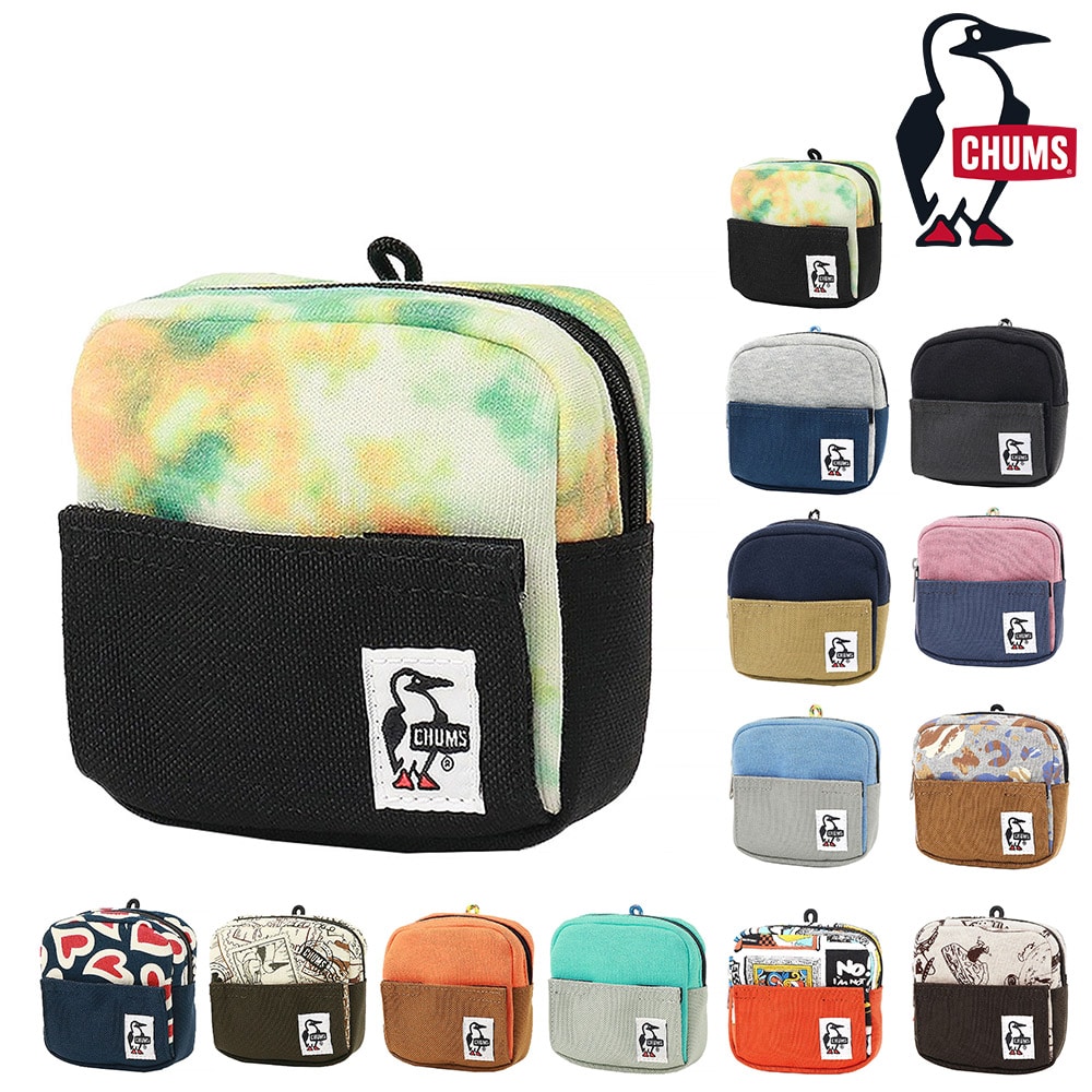チャムス 小物 ポーチ 小物入れ スマホスタンド コインケース CHUMS スマートフォンスタンドポーチスウェットナイロン CH60-3734 メンズ レディース キッズ ネコポス可能 黒 誕生日プレゼント ギフト ラッピング無料 【正規代理店】 13.キャニオンダイ -603734z358 bfss25