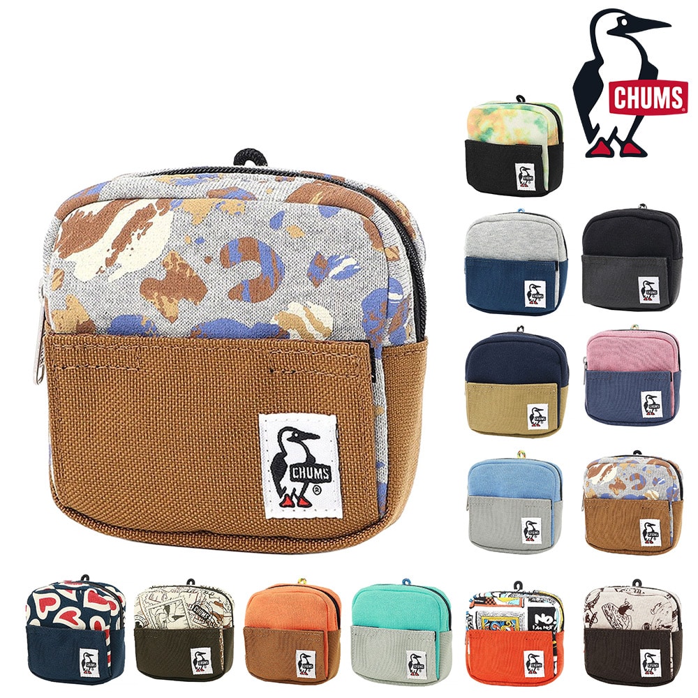チャムス 小物 ポーチ 小物入れ スマホスタンド コインケース CHUMS スマートフォンスタンドポーチスウェットナイロン CH60-3734 メンズ レディース キッズ ネコポス可能 黒 誕生日プレゼント ギフト ラッピング無料 【正規代理店】 6.ストーン -603734z376 bfss25