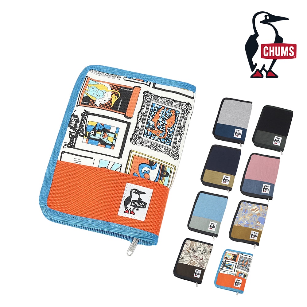 チャムス 雑貨 小物 ブックカバー マルチケース CHUMS ノベルズポーチスウェットナイロン A6サイズ CH60-3814 メンズ レディース キッズ ネコポス可能 誕生日プレゼント ギフト ラッピング無料 【正規代理店】 8.アートブービー -603814z378