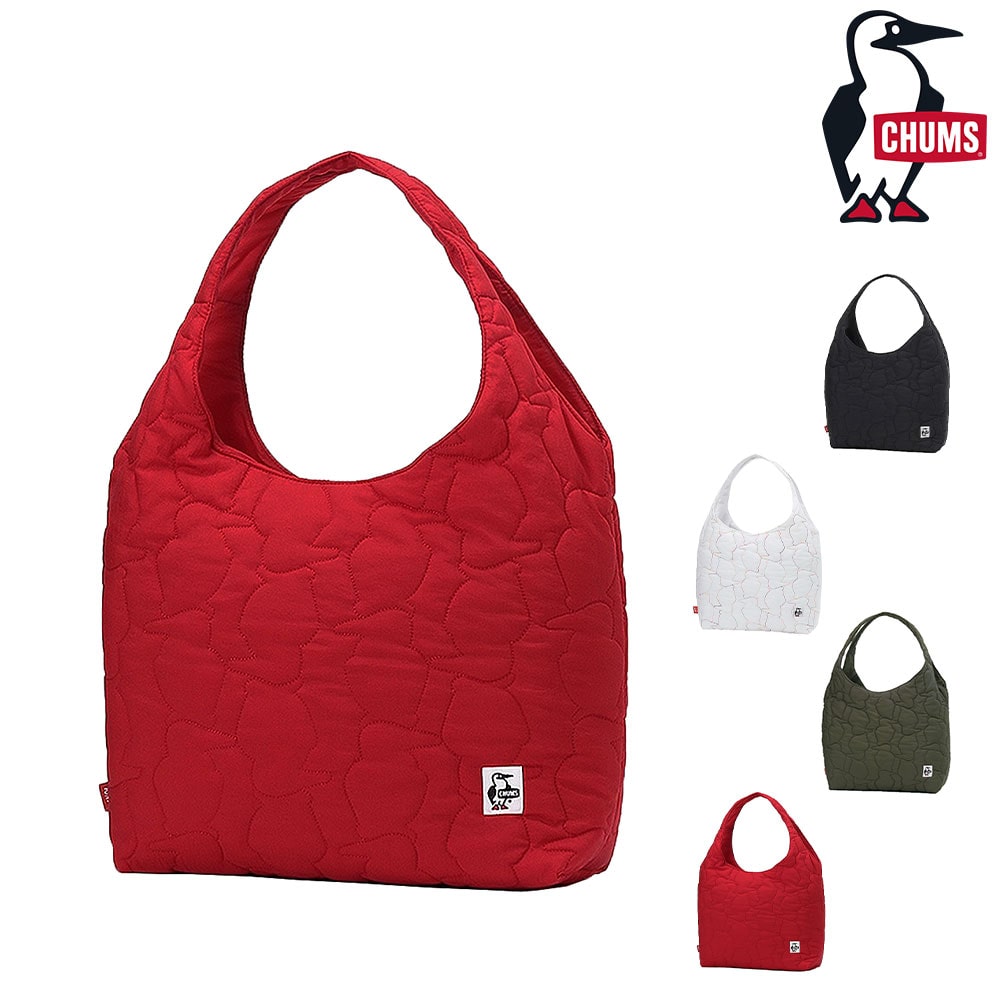 チャムス CHUMS BOOBY STITCH TOTE BAG ブービーステッチトートバッグ ch60-3839 4.レッド -603839r001 bfss25