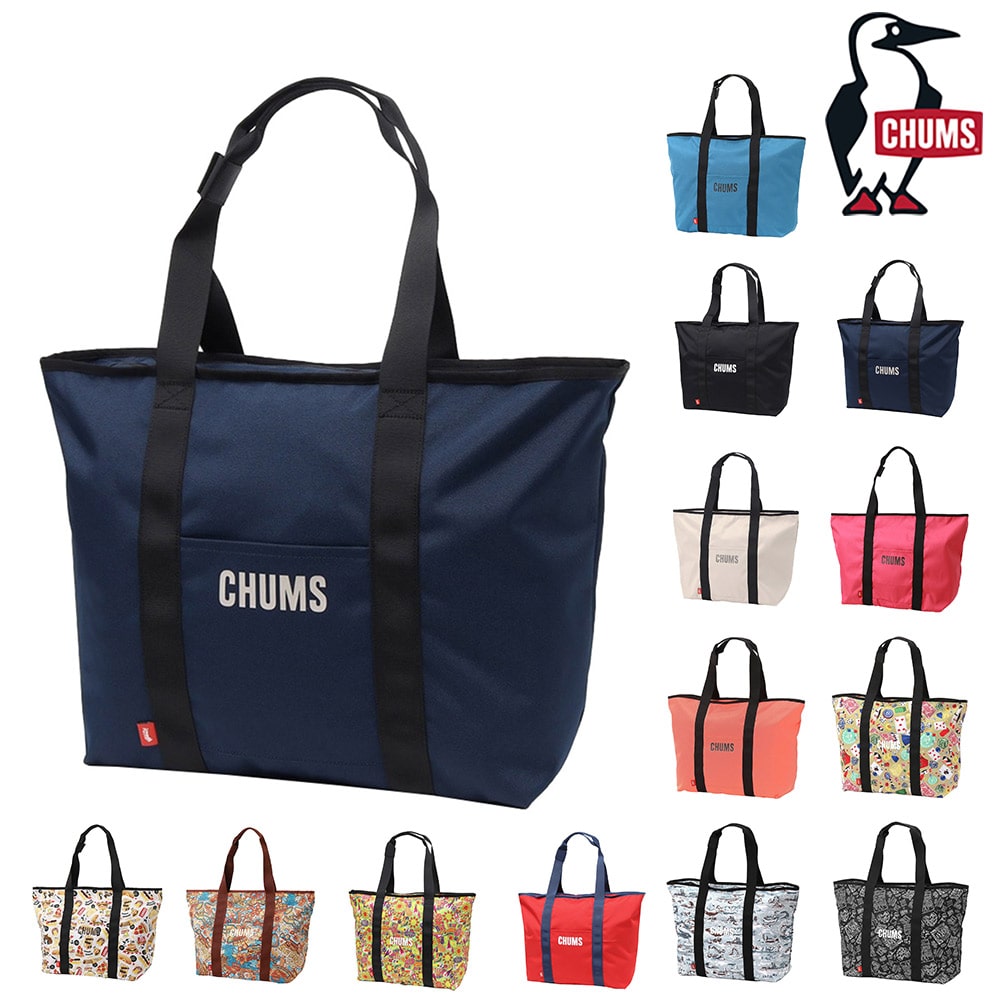 チャムス バッグ トート トートバッグ CHUMS リサイクルチャムスデイリートート 25L A3サイズ対応 CH60-3845 メンズ レディース キッズ 送料無料 人気 【正規代理店】 2.ネイビー -603845n001