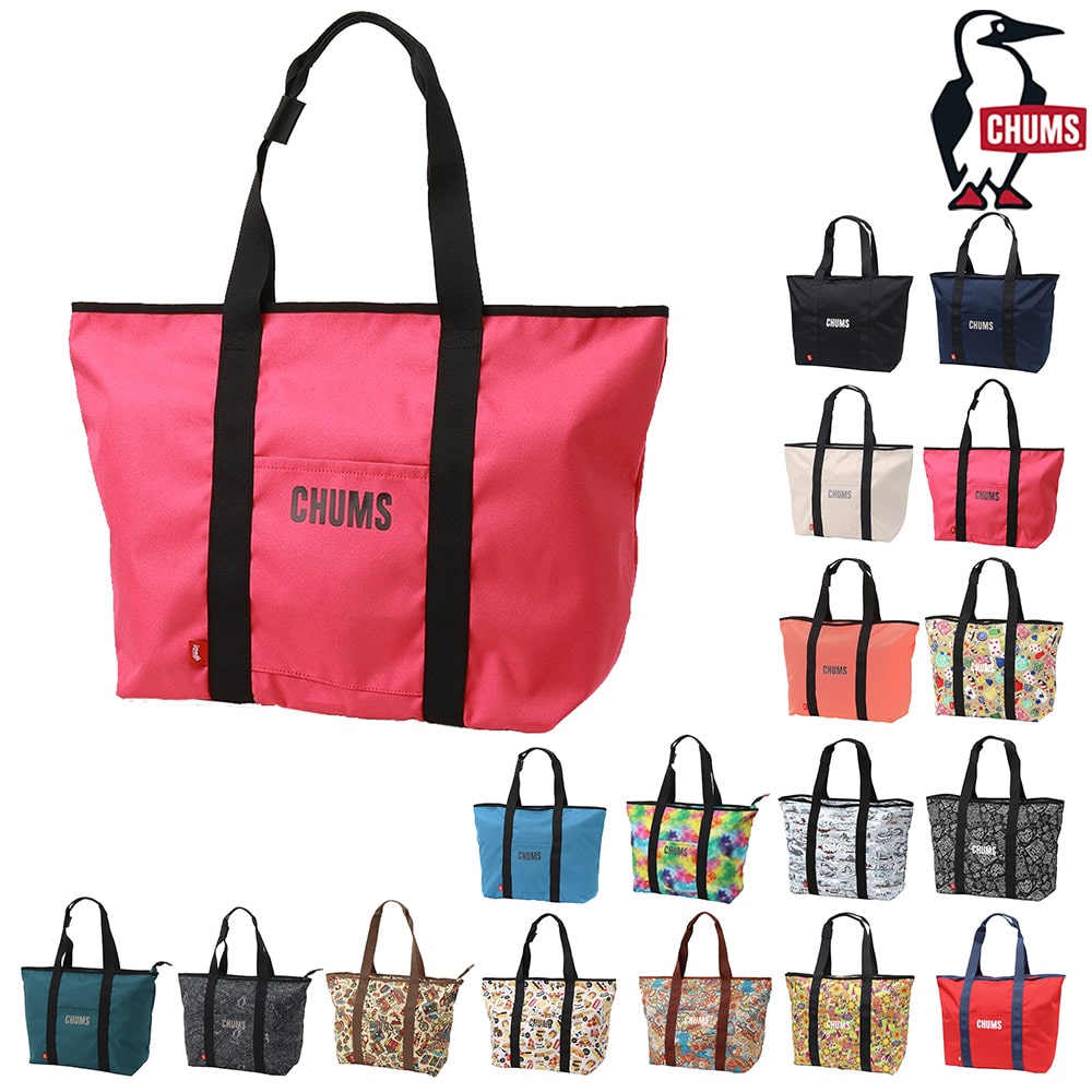 チャムス バッグ トート トートバッグ CHUMS リサイクルチャムスデイリートート 25L A3サイズ対応 CH60-3845 メンズ レディース キッズ 送料無料 人気 正規代理店 4.ピンク -603845r018