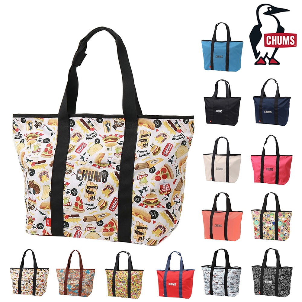 チャムス バッグ トート トートバッグ CHUMS リサイクルチャムスデイリートート 25L A3サイズ対応 CH60-3845 メンズ レディース キッズ 送料無料 人気 【正規代理店】 13.ファストフード -603845z351