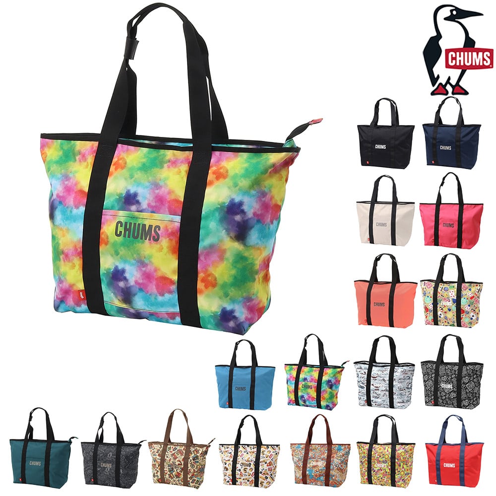【母の日】 チャムス バッグ トート トートバッグ CHUMS リサイクルチャムスデイリートート 25L A3サイズ対応 CH60-3845 メンズ レディース キッズ 送料無料 人気 正規代理店 6.ウォーターカラー -603845z400
