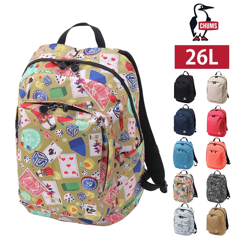 チャムス バッグ リュック デイパック バックパック CHUMS リサイクルアウトバックデイパック 26L A4サイズ CH60-3846 メンズ レディース キッズ 送料無料 誕生日プレゼント ギフト ラッピング無料 【正規代理店】 7.トイズ -603846z379 bfss25