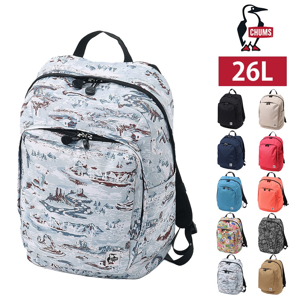 チャムス バッグ リュック デイパック バックパック CHUMS リサイクルアウトバックデイパック 26L A4サイズ CH60-3846 メンズ レディース キッズ 送料無料 誕生日プレゼント ギフト ラッピング無料 【正規代理店】 9.Winter MT.カモ -603846z381 bfss25