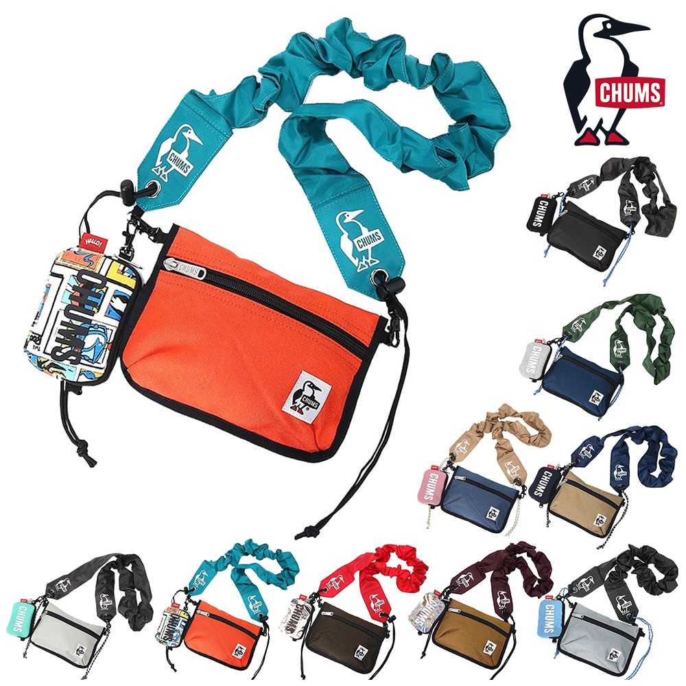 チャムス バッグ ショルダーバッグ ポーチ ミニ CHUMS ウェアラブルスリングショルダーバッグスウェットナイロン CH60-3880 メンズ レディース キッズ 送料無料 誕生日プレゼント ギフト ラッピング無料 【正規代理店】 8.アートブービー -603880z378 bfss25
