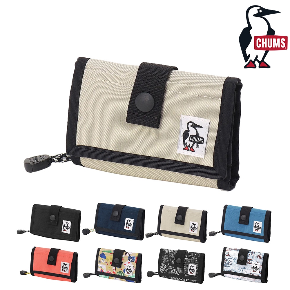 チャムス 雑貨 小物 カードケース 二つ折り財布 折財布 CHUMS リサイクルカードコインウォレット CH60-3927 メンズ レディース キッズ 送料無料 誕生日プレゼント ギフト ラッピング無料 【正規代理店】 3.グレージュ -603927g057