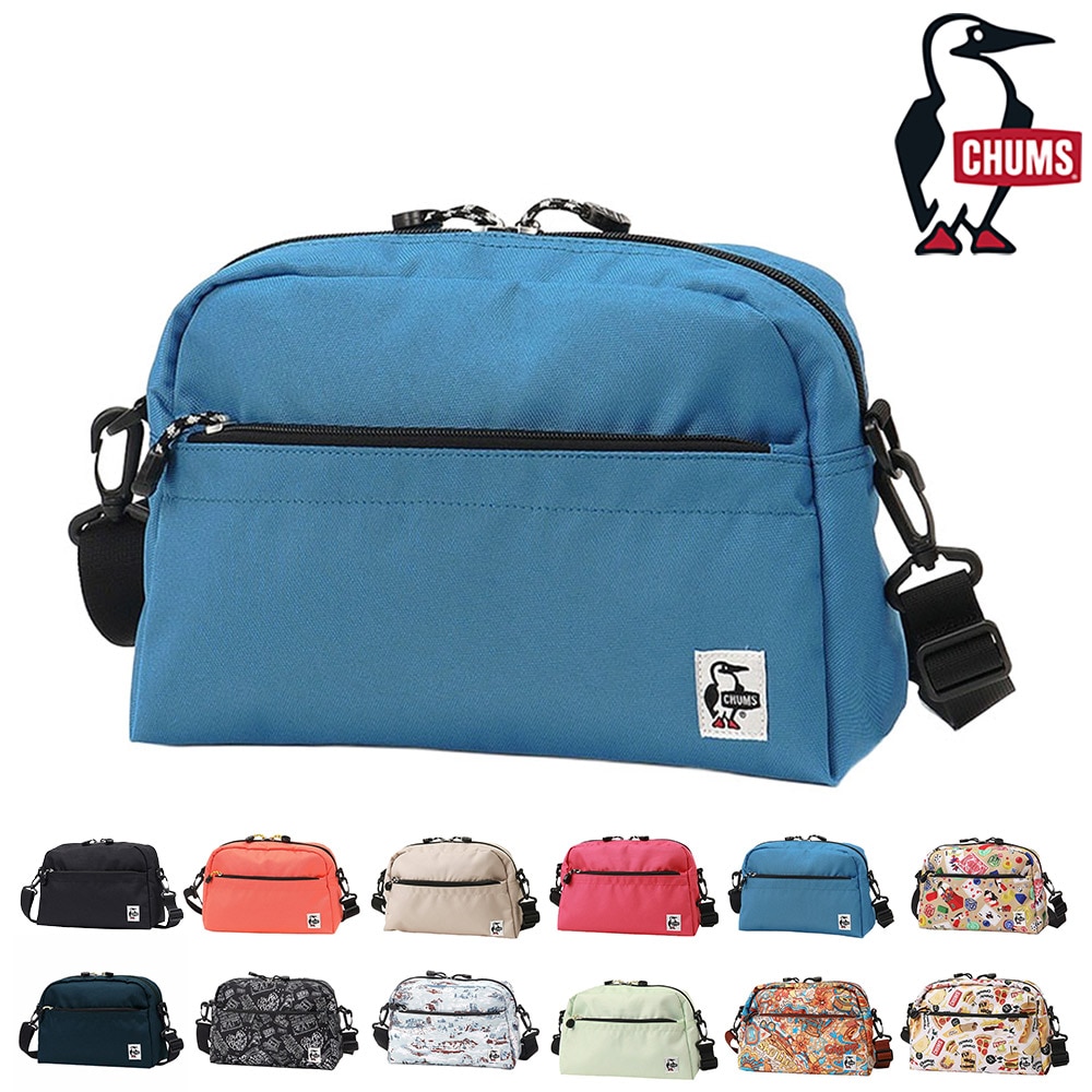 チャムス バッグ ショルダーバッグ ポーチ CHUMS リサイクル スモールトラペゾイドショルダー 6L B5サイズ CH60-3963 メンズ レディース キッズ 送料無料 誕生日プレゼント ギフト ラッピング無料 【正規代理店】 5.ダルブルー -603963a088 bfss25