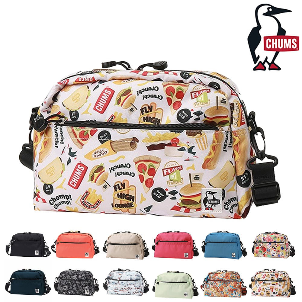 チャムス バッグ ショルダーバッグ ポーチ CHUMS リサイクル スモールトラペゾイドショルダー 6L B5サイズ CH60-3963 メンズ レディース キッズ 送料無料 誕生日プレゼント ギフト ラッピング無料 【正規代理店】 12.ファストフード -603963z351 bfss25
