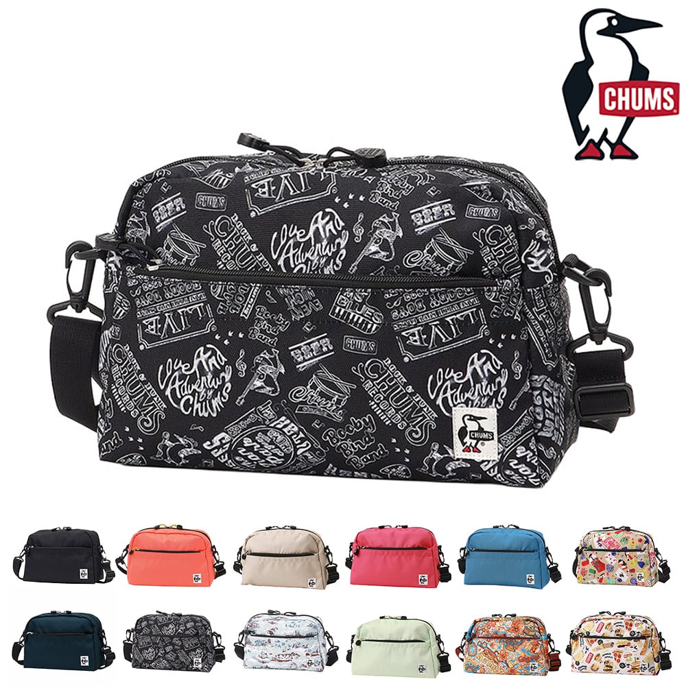 チャムス バッグ ショルダーバッグ ポーチ CHUMS リサイクル スモールトラペゾイドショルダー 6L B5サイズ CH60-3963 メンズ レディース キッズ 送料無料 誕生日プレゼント ギフト ラッピング無料 【正規代理店】 8.ライブハウス -603963z380 bfss25