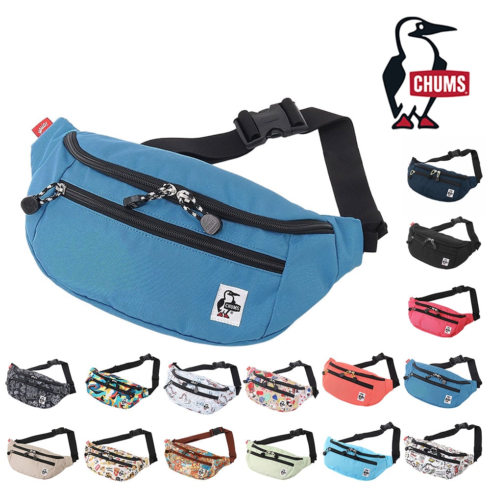 チャムス バッグ ウエストバッグ ボディバッグ ショルダー ヒップバッグ CHUMS リサイクルスモールウエストポーチ CH60-3529 CH60-3964 メンズ レディース キッズ 送料無料 誕生日プレゼント ギフト ラッピング無料 【正規代理店】 5.ダルブルー -603964a088 bfss25