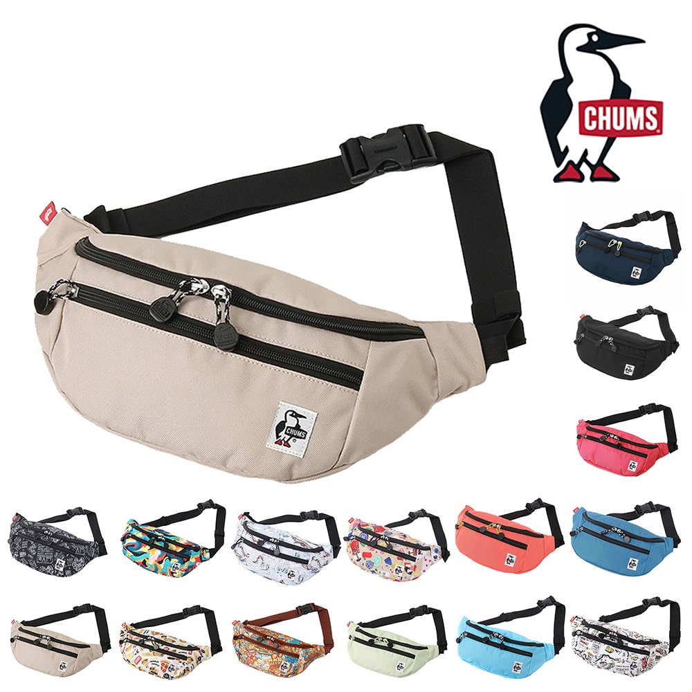 チャムス バッグ ウエストバッグ ボディバッグ ショルダー ヒップバッグ CHUMS リサイクルスモールウエストポーチ CH60-3529 CH60-3964 メンズ レディース キッズ 送料無料 誕生日プレゼント ギフト ラッピング無料 【正規代理店】 3.グレージュ -603964g057 bfss25