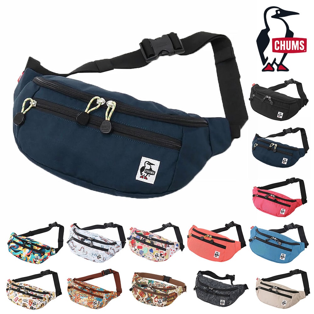【15％OFFセール】 チャムス バッグ ウエストバッグ ボディバッグ ショルダー CHUMS リサイクルスモールウエストポーチ CH60-3529 CH60-3964 メンズ レディース キッズ 送料無料 プレゼント ギフト ラッピング無料 正規代理店 2.ネイビー -603964n001