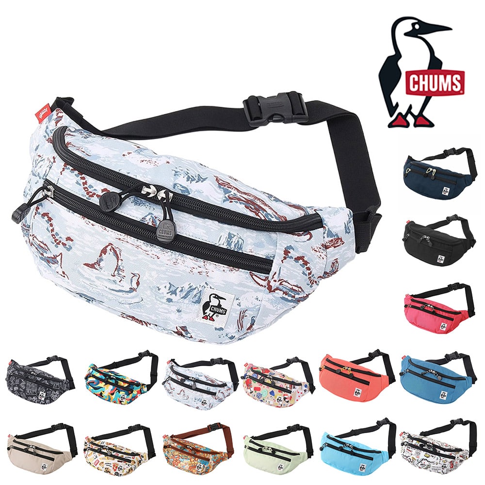 チャムス バッグ ウエストバッグ ボディバッグ ショルダー ヒップバッグ CHUMS リサイクルスモールウエストポーチ CH60-3529 CH60-3964 メンズ レディース キッズ 送料無料 誕生日プレゼント ギフト ラッピング無料 【正規代理店】 9.Winter MT.カモ -603964z381 bfss25
