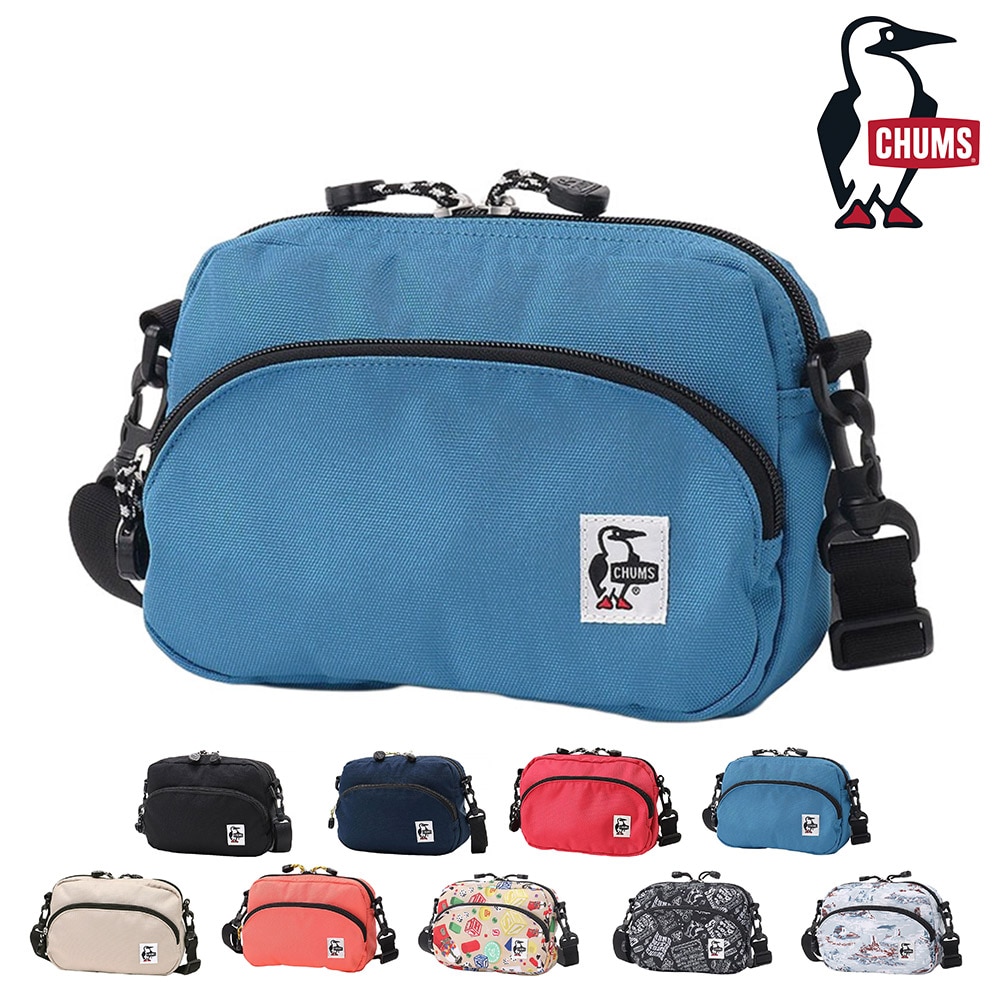 チャムス バッグ ショルダーバッグ ミニ ポーチ 斜めがけ CHUMS リサイクルショルダーポーチ 3L B6サイズ CH60-3966 メンズ レディース キッズ 送料無料 誕生日プレゼント ギフト ラッピング無料 【正規代理店】 5.ダルブルー -603966a088