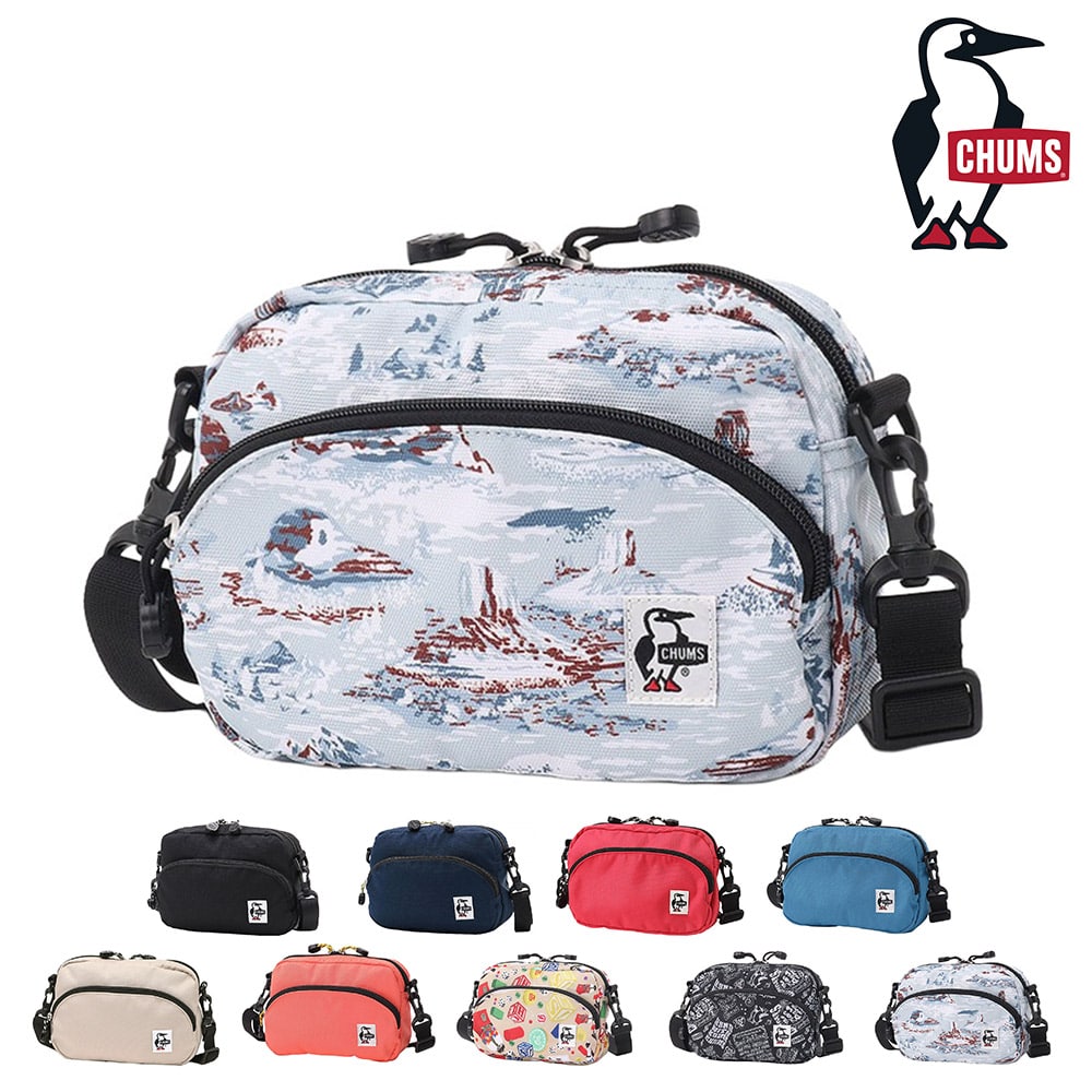 チャムス バッグ ショルダーバッグ ミニ ポーチ 斜めがけ CHUMS リサイクルショルダーポーチ 3L B6サイズ CH60-3966 メンズ レディース キッズ 送料無料 誕生日プレゼント ギフト ラッピング無料 【正規代理店】 9.Winter MT.カモ -603966z381