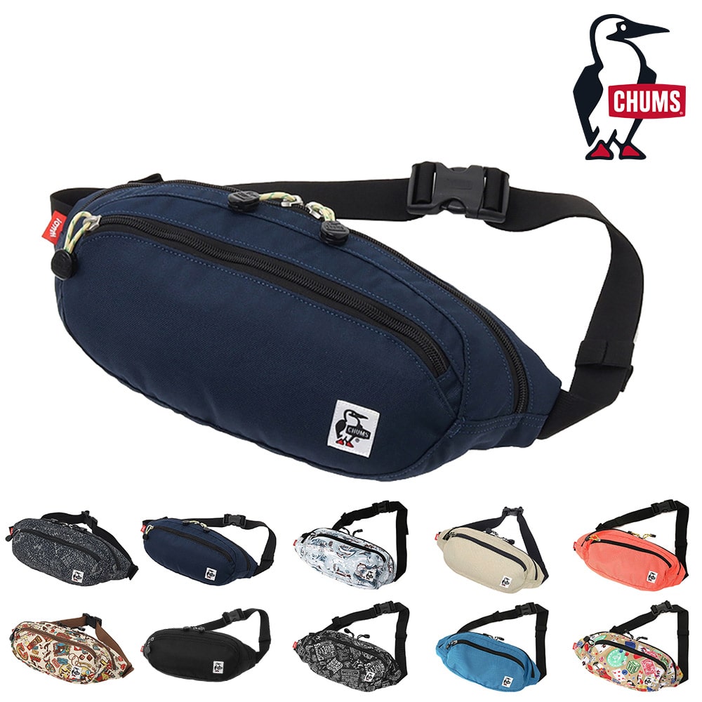 【母の日】 チャムス バッグ ウエストバッグ ボディバッグ CHUMS リサイクルスモールオーバルウエストパック 4L B6サイズ CH60-3969 メンズ レディース キッズ 送料無料 誕生日プレゼント ギフト ラッピング無料 正規代理店 2.ネイビー -603969n001