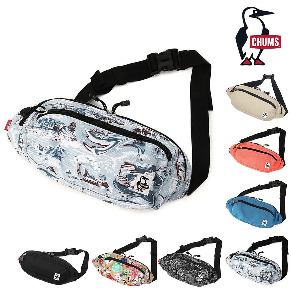 チャムス バッグ ヒップバッグ ボディバッグ CHUMS リサイクルスモールオーバルウエストパック 4L B6サイズ CH60-3969 メンズ レディース キッズ 送料無料 誕生日プレゼント ギフト ラッピング無料 【正規代理店】 7.Winter MT.カモ -603969z381