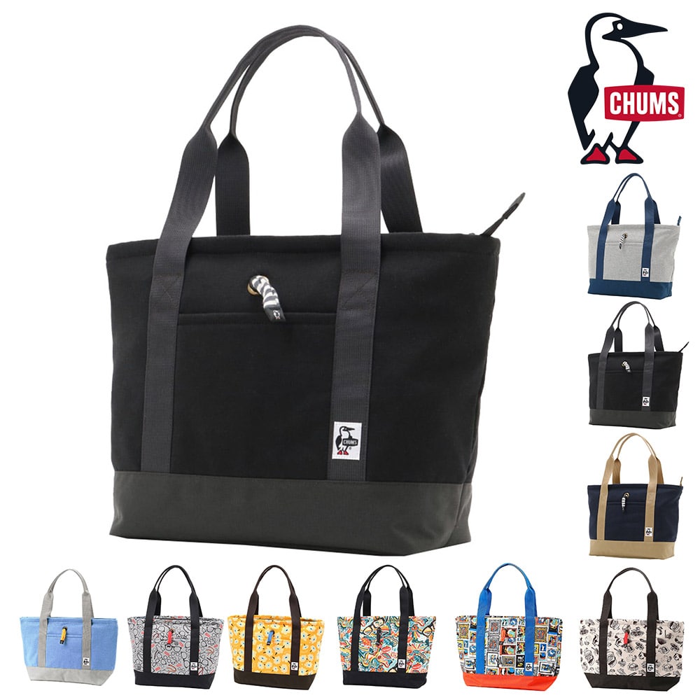 チャムス バッグ トートバッグ マザーズバッグ 肩かけバッグ CHUMS トートバッグスウェットナイロン 15L A4サイズ B5サイズ CH60-3618 CH60-3974 メンズ レディース 送料無料 プレゼント ギフト ラッピング無料 【正規代理店】 2.ブラックxチャコール -603974k018 bfss25