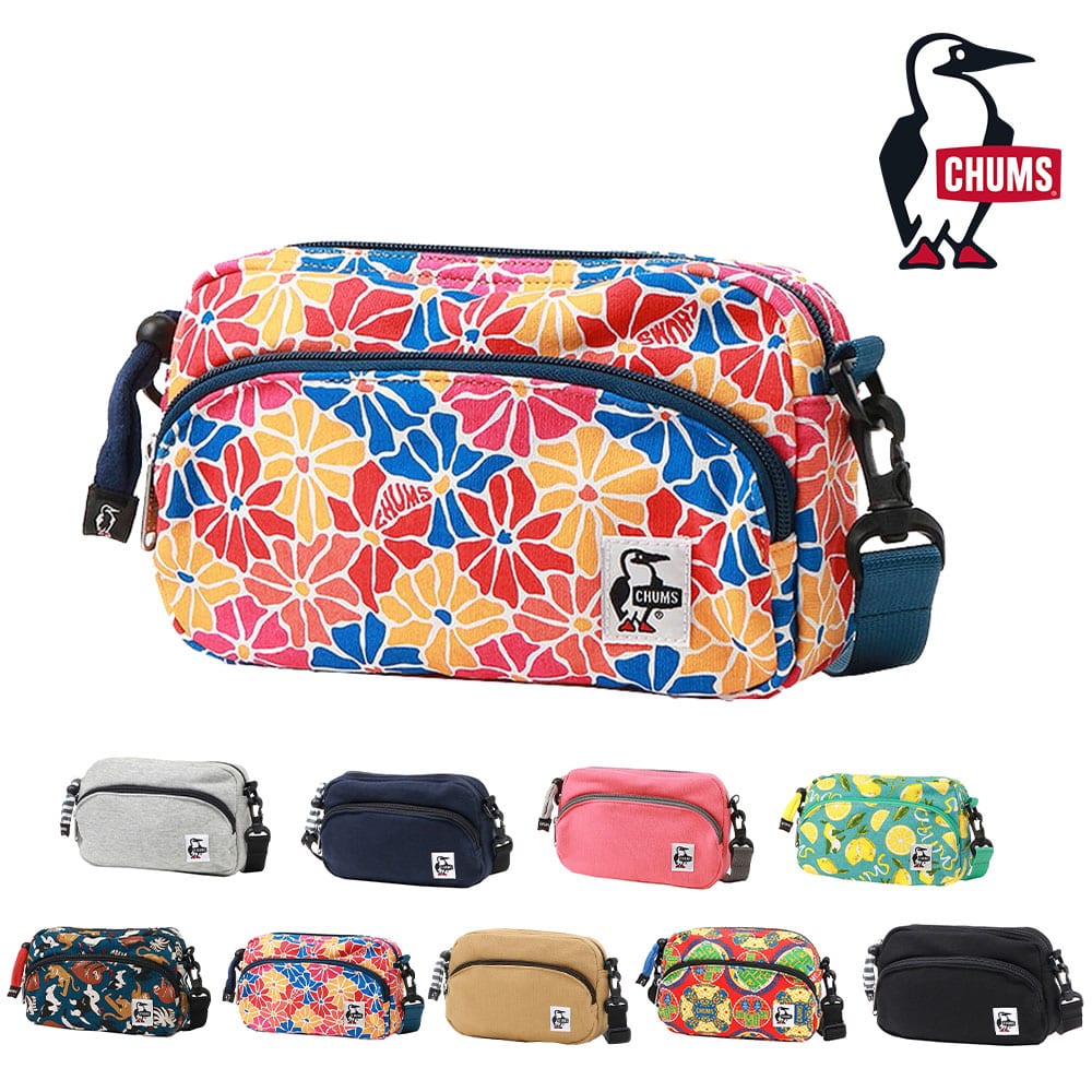 チャムス ショルダーバッグ ポーチ ショルダー ショルダーポーチスウェット 2.5L CH60-3979 メンズ レディース キッズ プレゼント 7.デイジー -603979z355
