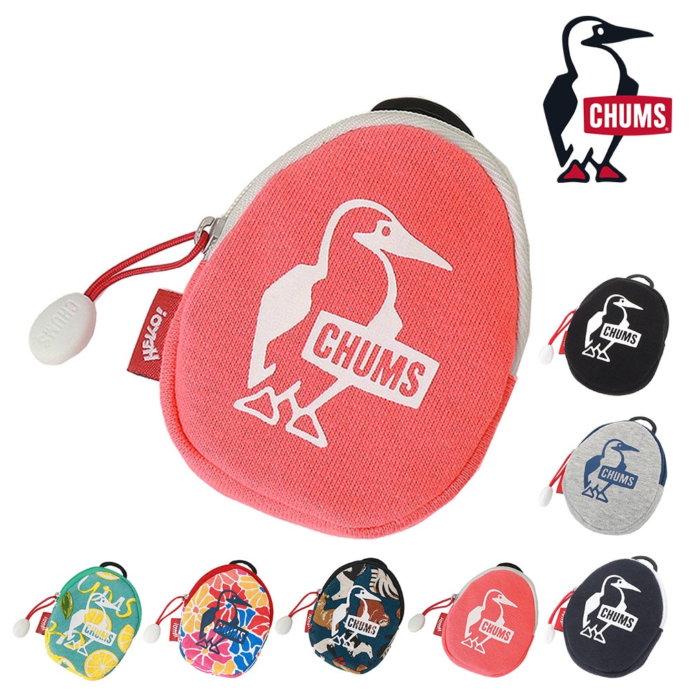 チャムス 財布 ポーチ ケース コインケース 小銭入れ 小物入れ CHUMS エッグコインケーススウェット CH60-3981 メンズ レディース キッズ 誕生日プレゼント ギフト  【正規代理店】 4.コーラル -603981r016