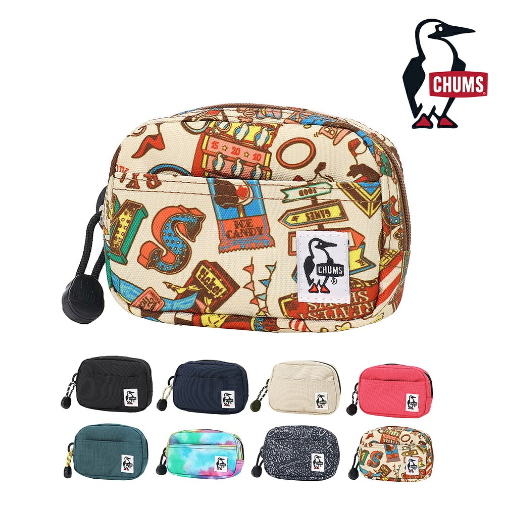 チャムス ポーチ ミニ 薄型 小物入れ CHUMS リサイクルデュアルソフトケース CH60-3987 メンズ レディース キッズ 誕生日プレゼント ギフト ラッピング無料 正規代理店 8.サーカス -603987z402