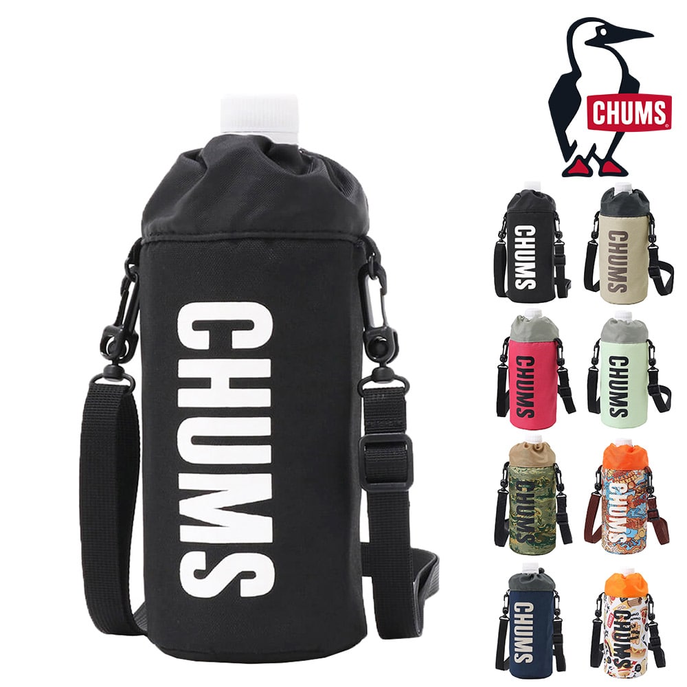 チャムス 小物 雑貨 ポーチ ドリンクホルダー カバー リサイクルチャムスボトルホルダー CH60-3992 メンズ レディース キッズ 誕生日プレゼント ギフト 正規代理店 1.ブラック -603992k001