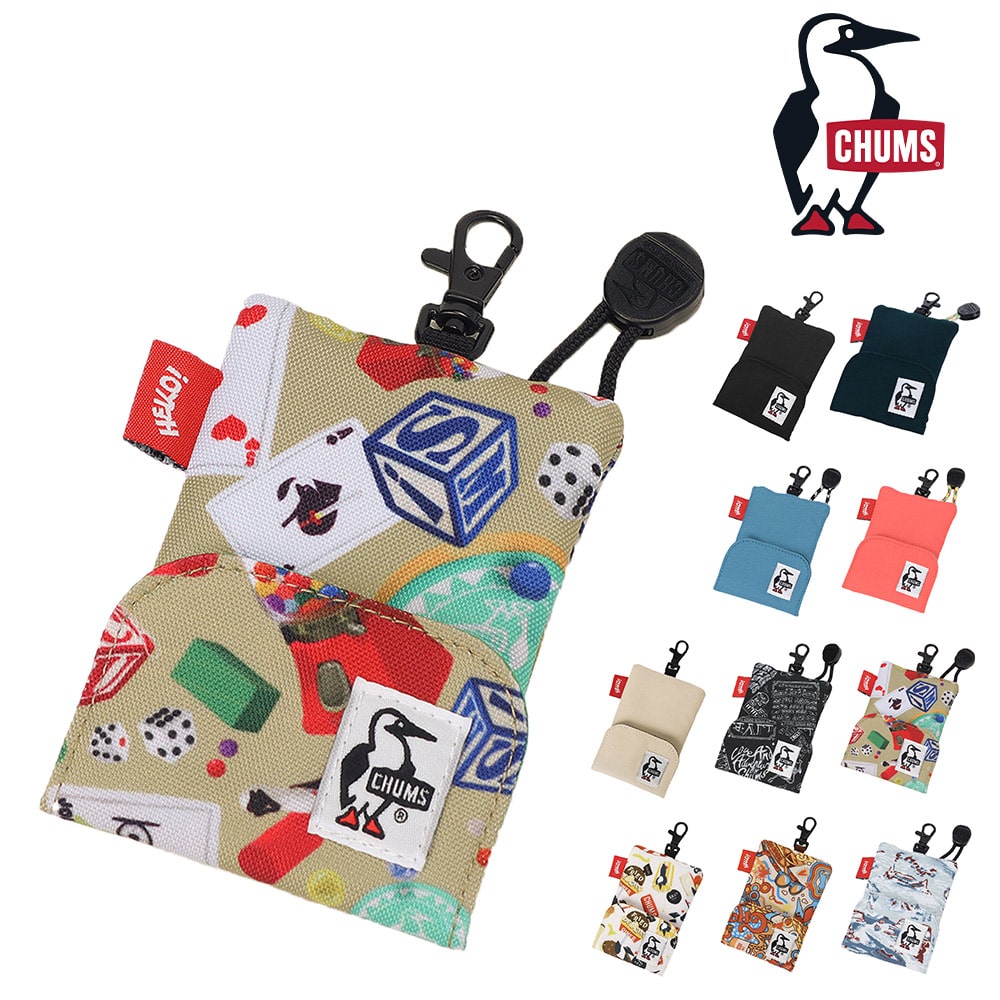 チャムス 財布 ポーチ ケース キーケース コインケース 小銭入れ 鍵入れ リール付き CHUMS リサイクルリトラクターキーホルダー CH60-3994 メンズ レディース キッズ 誕生日プレゼント ギフト 一粒万倍日 吉日 【正規代理店】 6.トイズ -603994z379