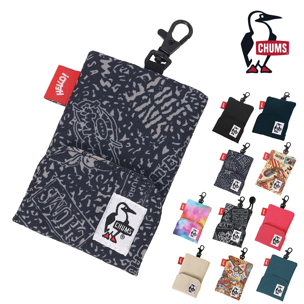 チャムス ポーチ キーケース コインケース 小銭入れ リール付き CHUMS リサイクルリトラクターキーホルダー CH60-3994 メンズ レディース キッズ プレゼント ギフト ラッピング無料 一粒万倍日 吉日 正規代理店 7.アーカイブ -603994z401