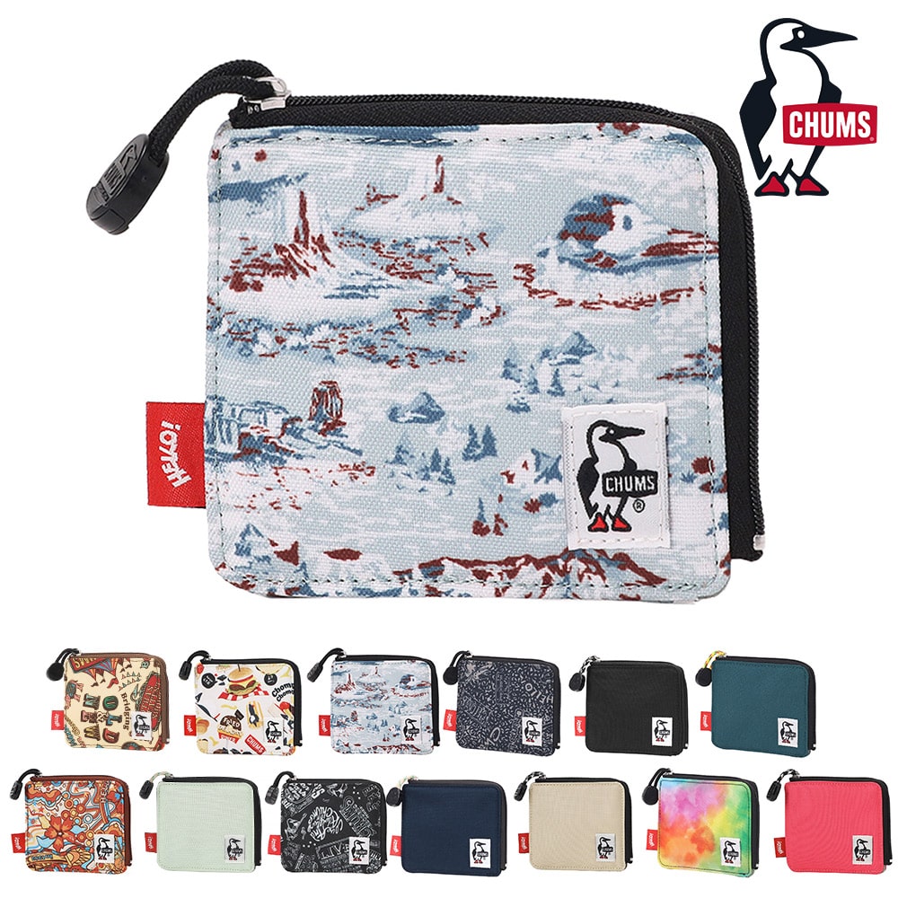 チャムス 財布 ミニ財布 コンパクト スクエア型 CHUMS リサイクルエルシェイプトジップウォレット CH60-3996 メンズ レディース キッズ 送料無料 誕生日プレゼント ギフト 一粒万倍日 吉日 【正規代理店】 8.Winter MT.カモ -603996z381