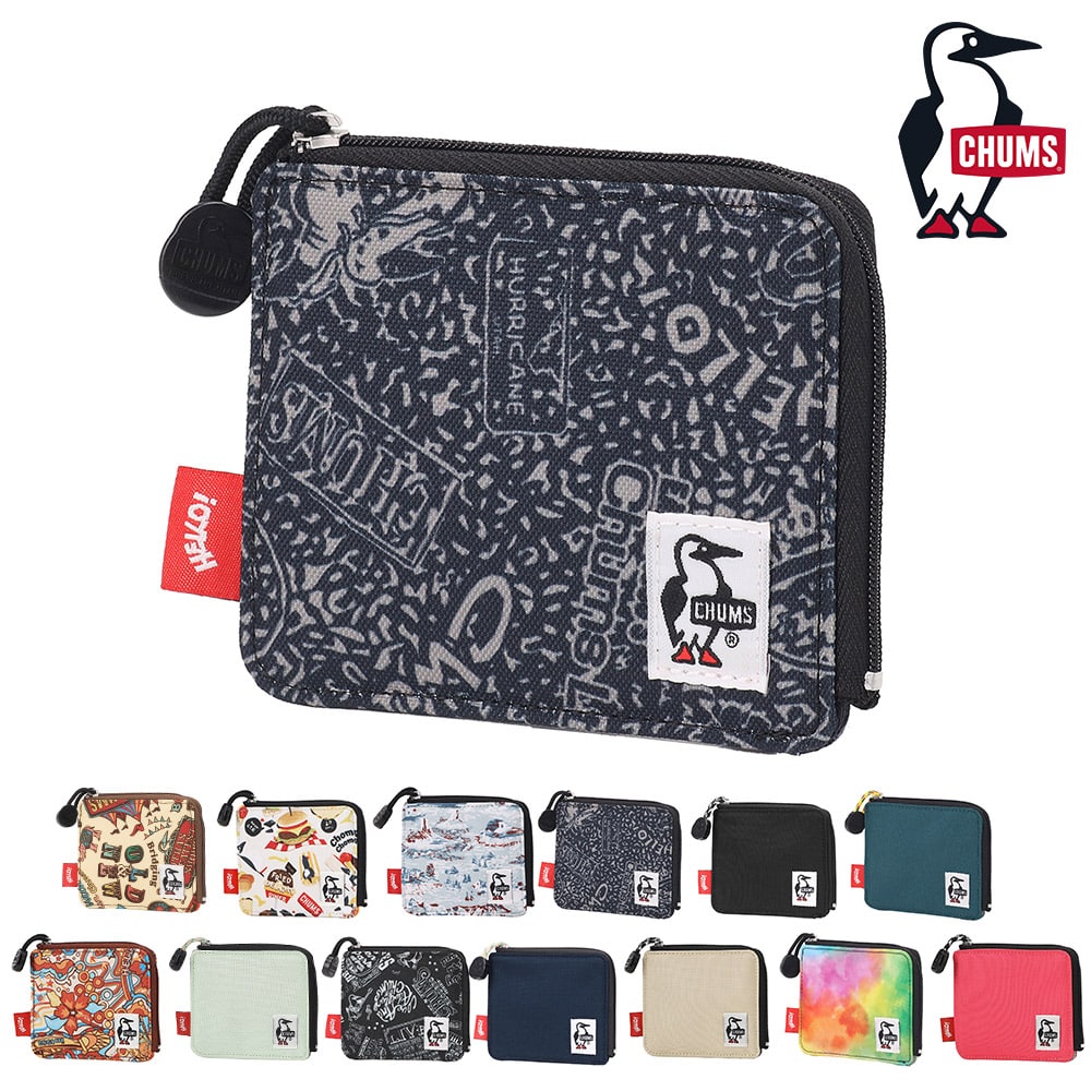 チャムス 財布 ミニ財布 コンパクト スクエア型 CHUMS リサイクルエルシェイプトジップウォレット CH60-3996 メンズ レディース キッズ プレゼント ラッピング無料 一粒万倍日 吉日 正規代理店 7.アーカイブ -603996z401