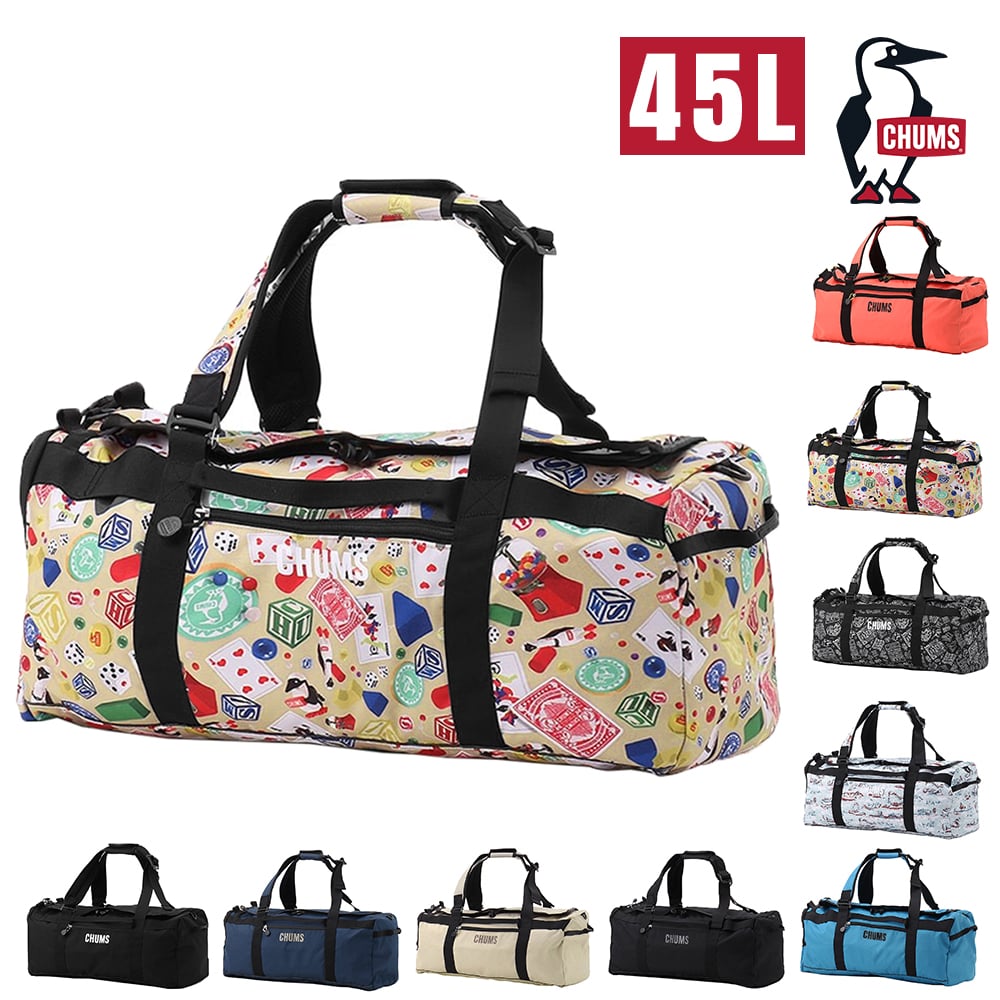 チャムス バッグ ダッフルバッグ リュック CHUMS リサイクルチャムス2ウェイボストンバッグ45 45L B4サイズ CH60-4019 メンズ レディース キッズ 送料無料 誕生日プレゼント ギフト ラッピング無料 【正規代理店】 7.トイズ -604019z379