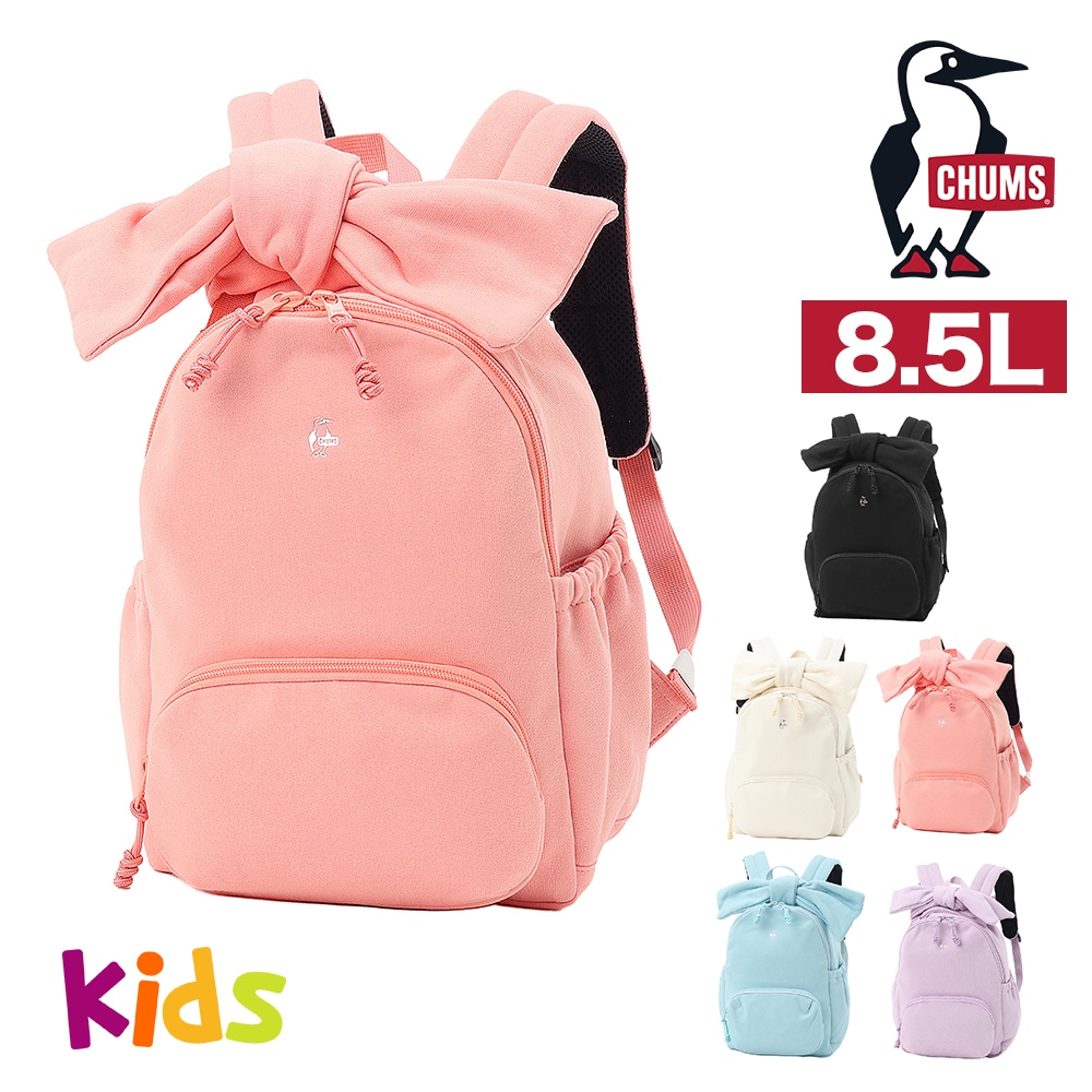 チャムス バッグ リュックサック CHUMS キッズ ビッグリボンデイパックスウェット 8.5L B5サイズ CH60-4023 メンズ レディース 送料無料 誕生日プレゼント ギフト ラッピング無料 【正規代理店】 3.ピーチ -604023r136