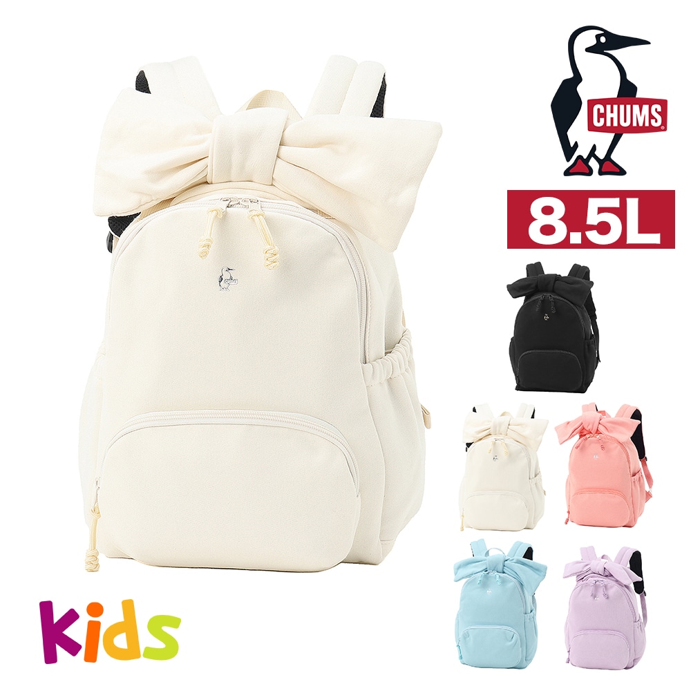 チャムス バッグ リュックサック CHUMS キッズ ビッグリボンデイパックスウェット 8.5L B5サイズ CH60-4023 メンズ レディース 送料無料 誕生日プレゼント ギフト ラッピング無料 【正規代理店】 2.オフホワイト -604023w022