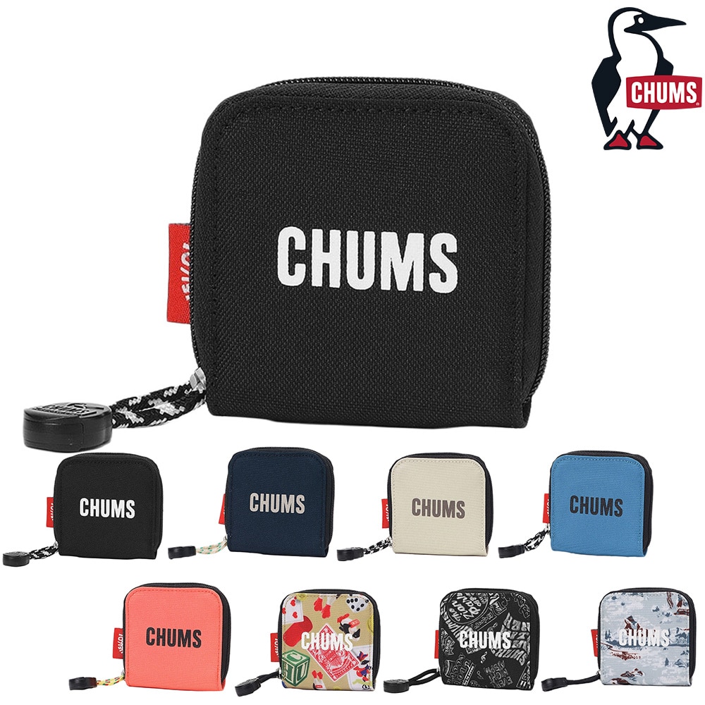 チャムス 雑貨 小物 コインケース 小銭入れ CHUMS リサイクルチャムススクエアコインケース CH60-4027 メンズ レディース キッズ ネコポス可能 誕生日プレゼント ギフト ラッピング無料 【正規代理店】 1.ブラック -604027k001