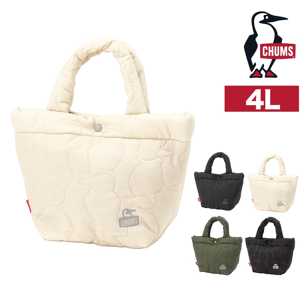 チャムス バッグ トート 手提げバッグ CHUMS ブービーステッチミニトートバッグ 4L B6サイズ CH60-4040 メンズ レディース キッズ 送料無料 誕生日プレゼント ギフト ラッピング無料 【正規代理店】 2.グレージュ -604040g057