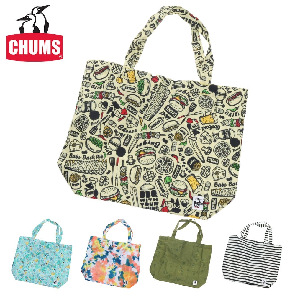 チャムス CHUMS コンパクトエコバッグ Compact Eco Bag ch60-3353 3.オーシャンダイ 99x603353z213 bfss25