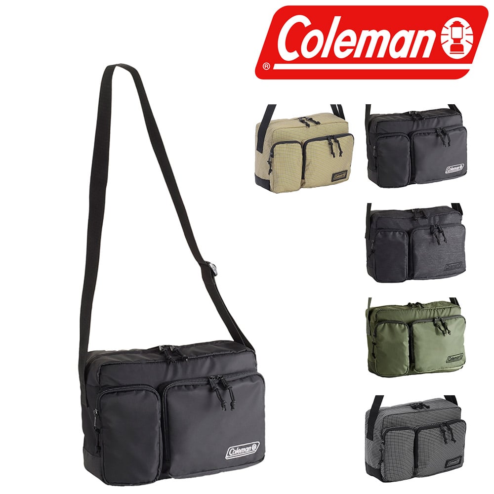 コールマン バッグ ショルダーバッグ 斜め掛け Coleman ウォーカーショルダー 8L B5 A5 B6 メンズ レディース キッズ 送料無料 誕生日プレゼント ギフト ラッピング無料 正規代理店 1.ブラック -99x2185804
